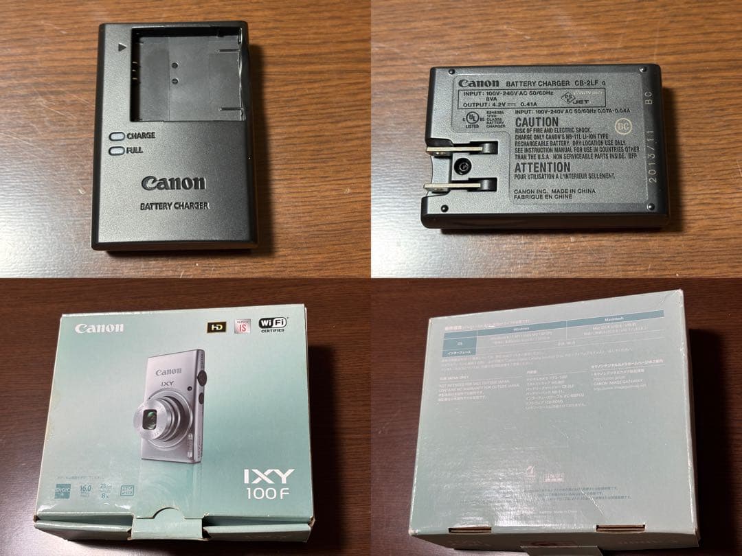 Canon IXY 100F 撮影確認済み 難あり 傷汚れあり