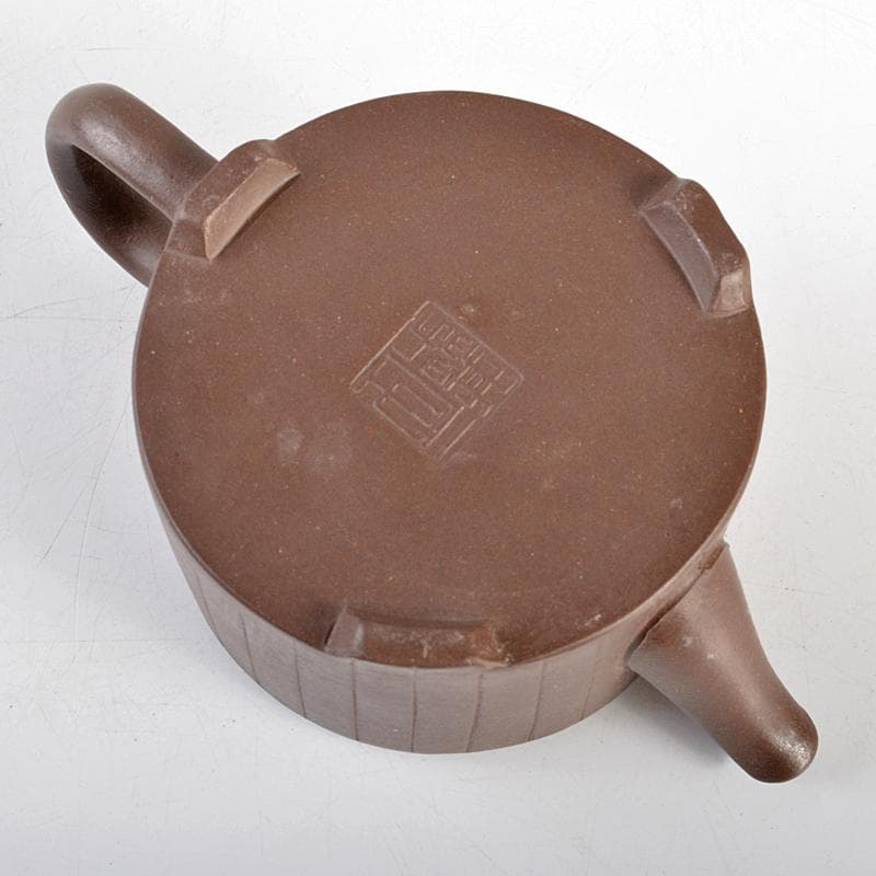 中国　紫砂　朱泥　急須　茶壷　在銘　C　R5694