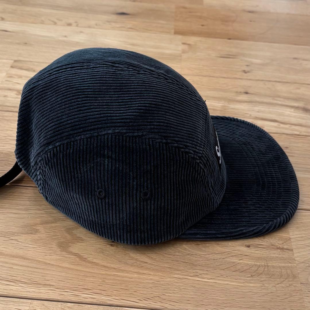 Supreme 25SS Corduroy Camp Cap 黒 コーデュロイ