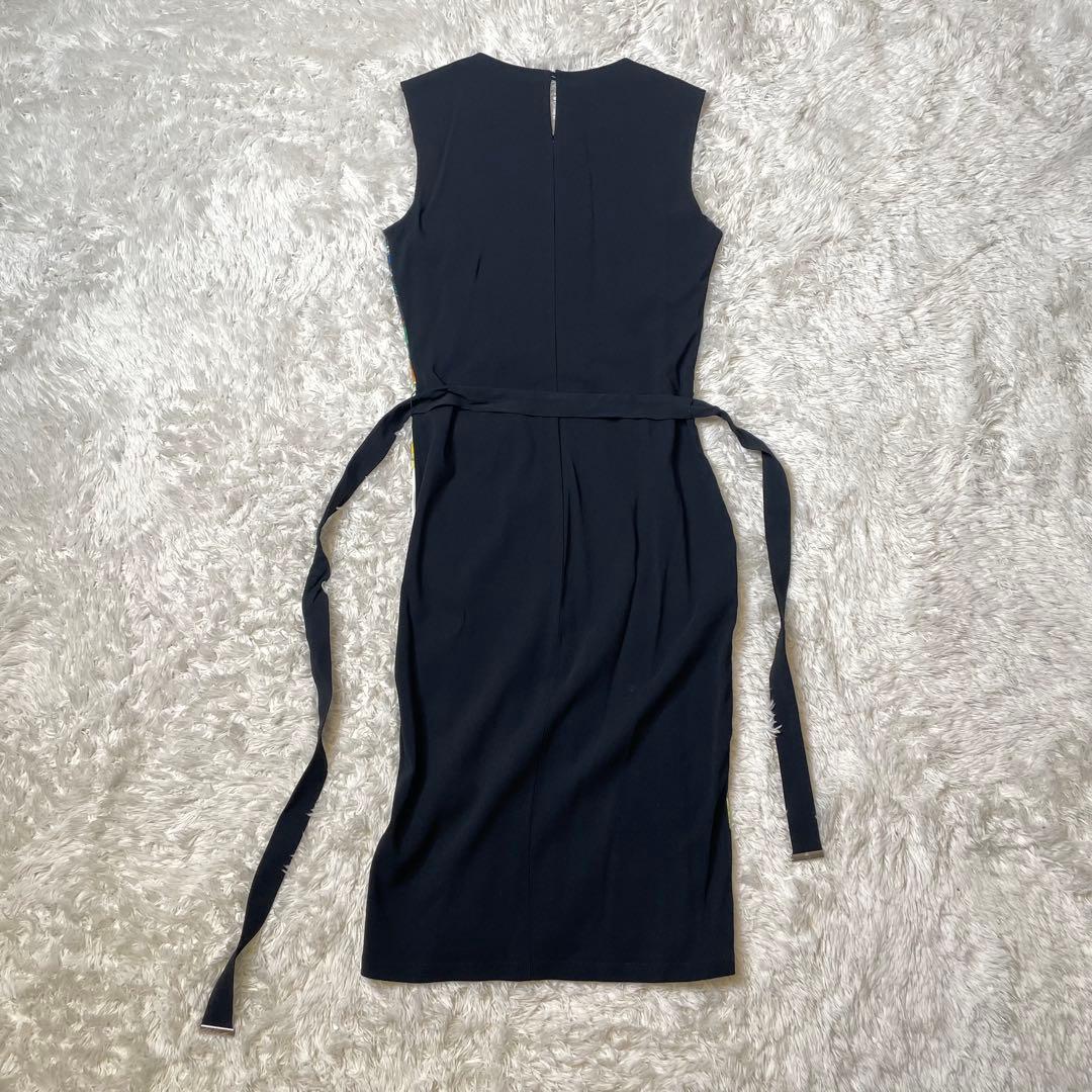 roberto cavalli フラワープリントストレッチドレス 38