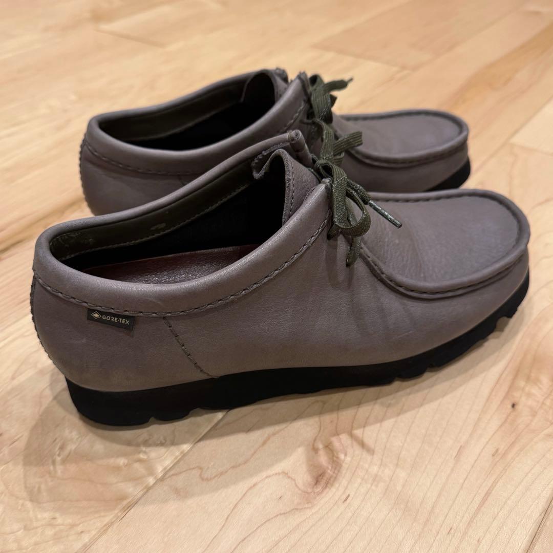 CLARKS Wallabee GTX UK7 クラークス ワラビー オリーブ