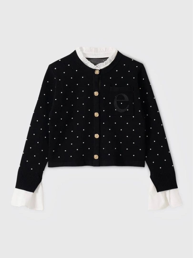 eimy istoire 新品Attached collar カーディガン