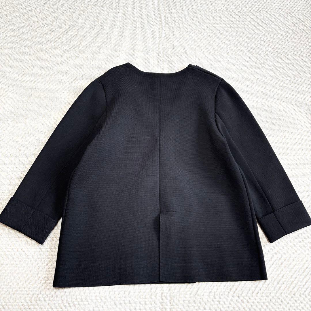 23SS✨グレースクラス　ミラノリブダブルジャケット　金ボタン　黒　36