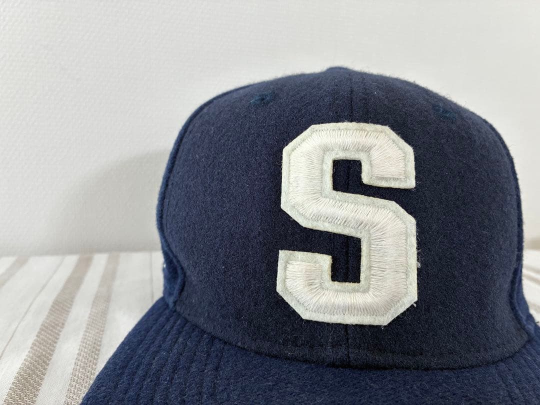 STUSSY (ステューシー) 切り替え Sロゴ CAP キャップ 帽子