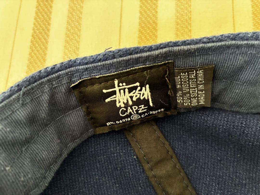 STUSSY (ステューシー) 切り替え Sロゴ CAP キャップ 帽子