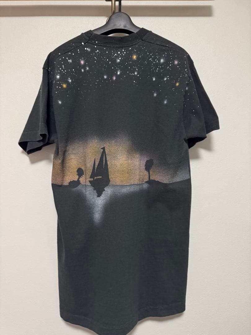 は*)様 ヴィンテージ90s希少DisneyTシャツタイフーンラグーンAOPファ