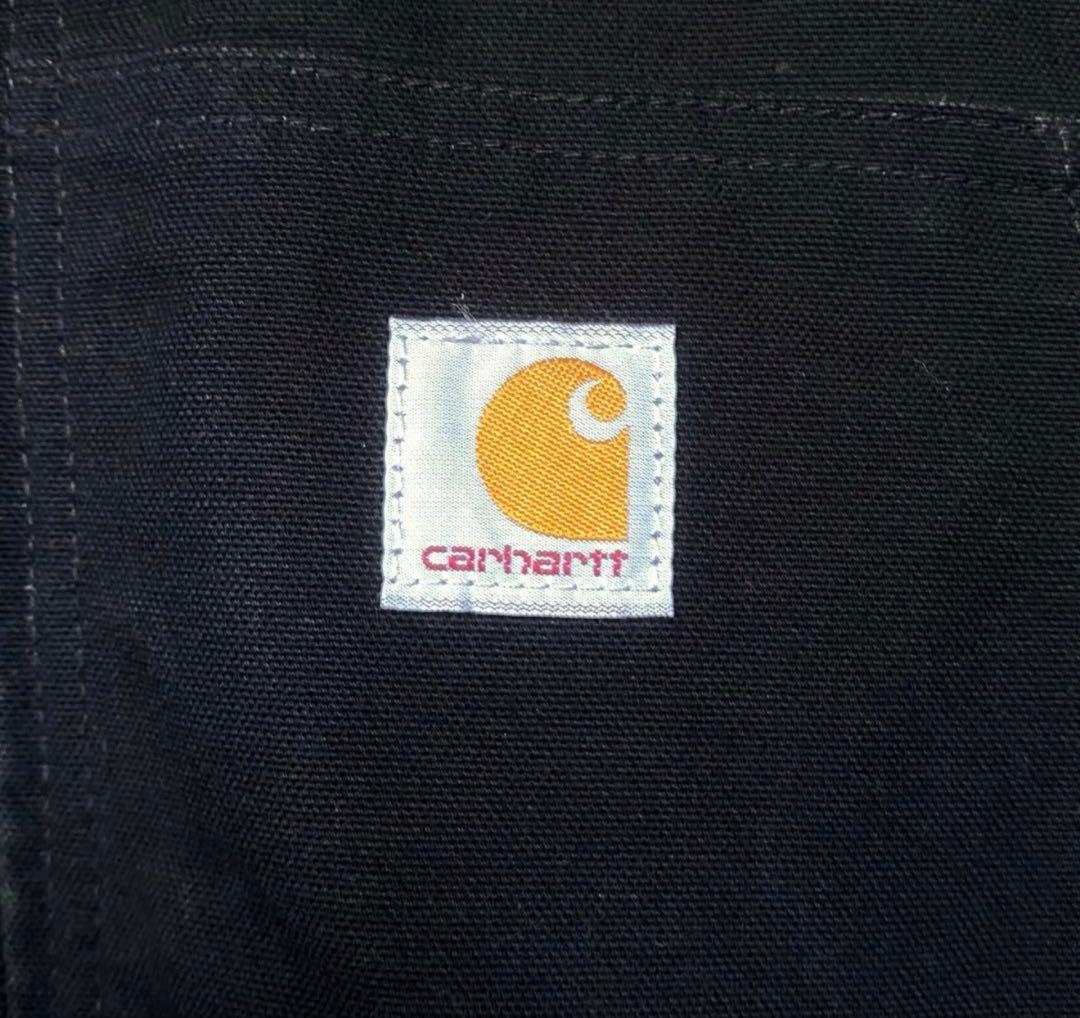 Carhartt ブラック フード付きジップアップ