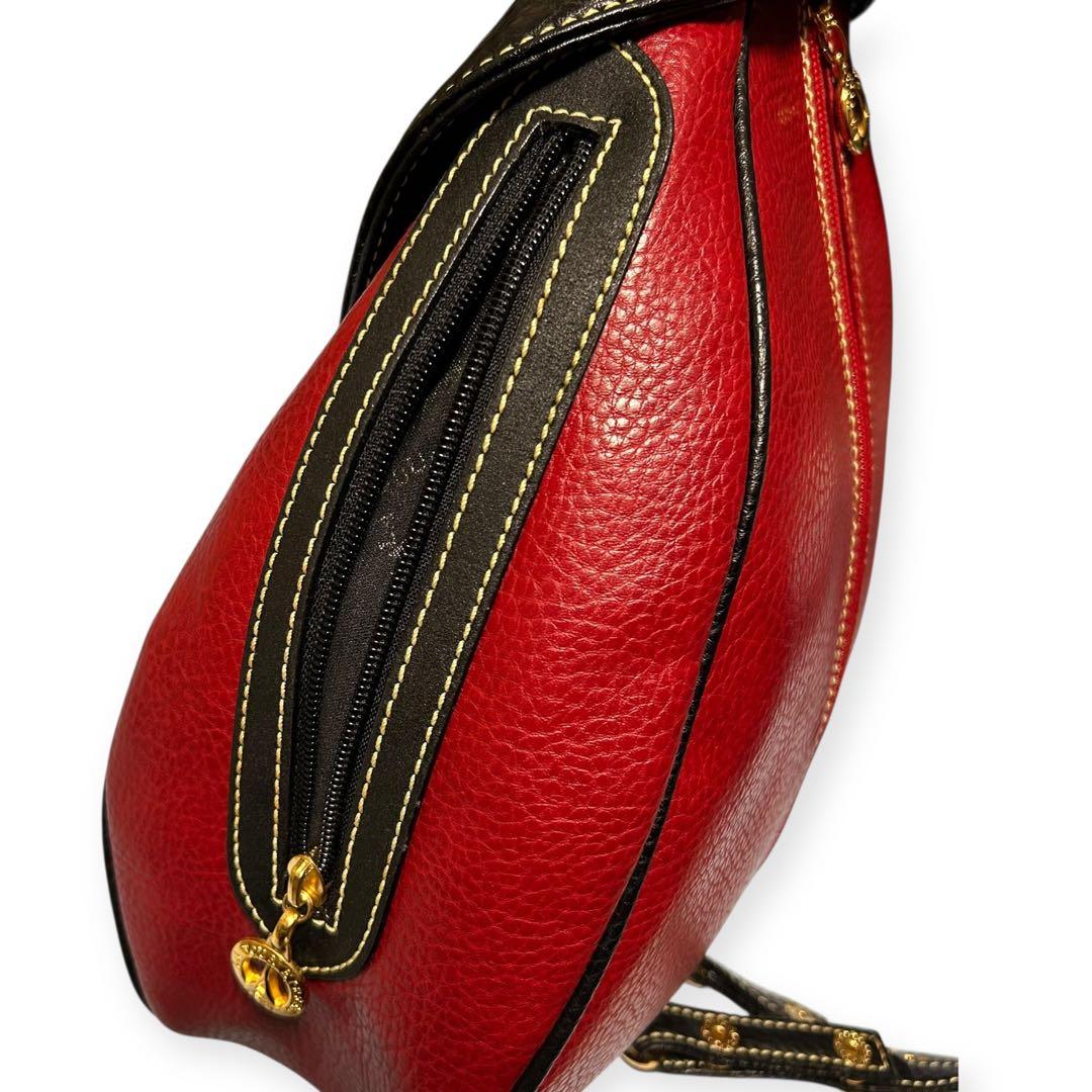 美品 ラトゥールエッフェル 2way バッグ リュック ボディバッグ レッド