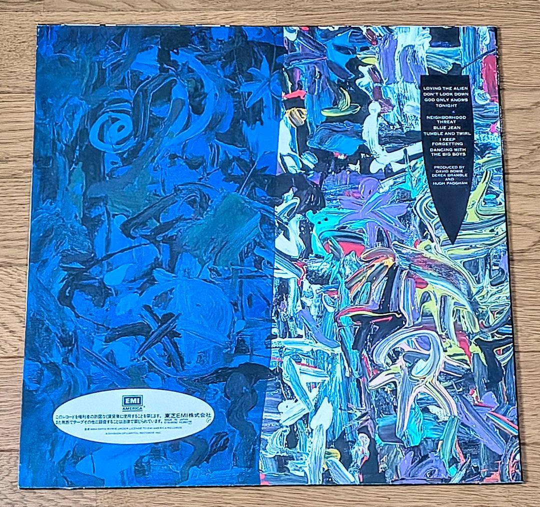 『美品⭕️LP』David Bowie Tonight 巨大ポスター付き 当時物