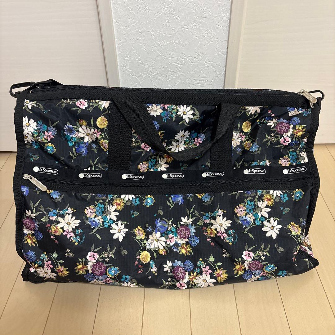 LeSportsac 花柄 ボストンバッグ 大