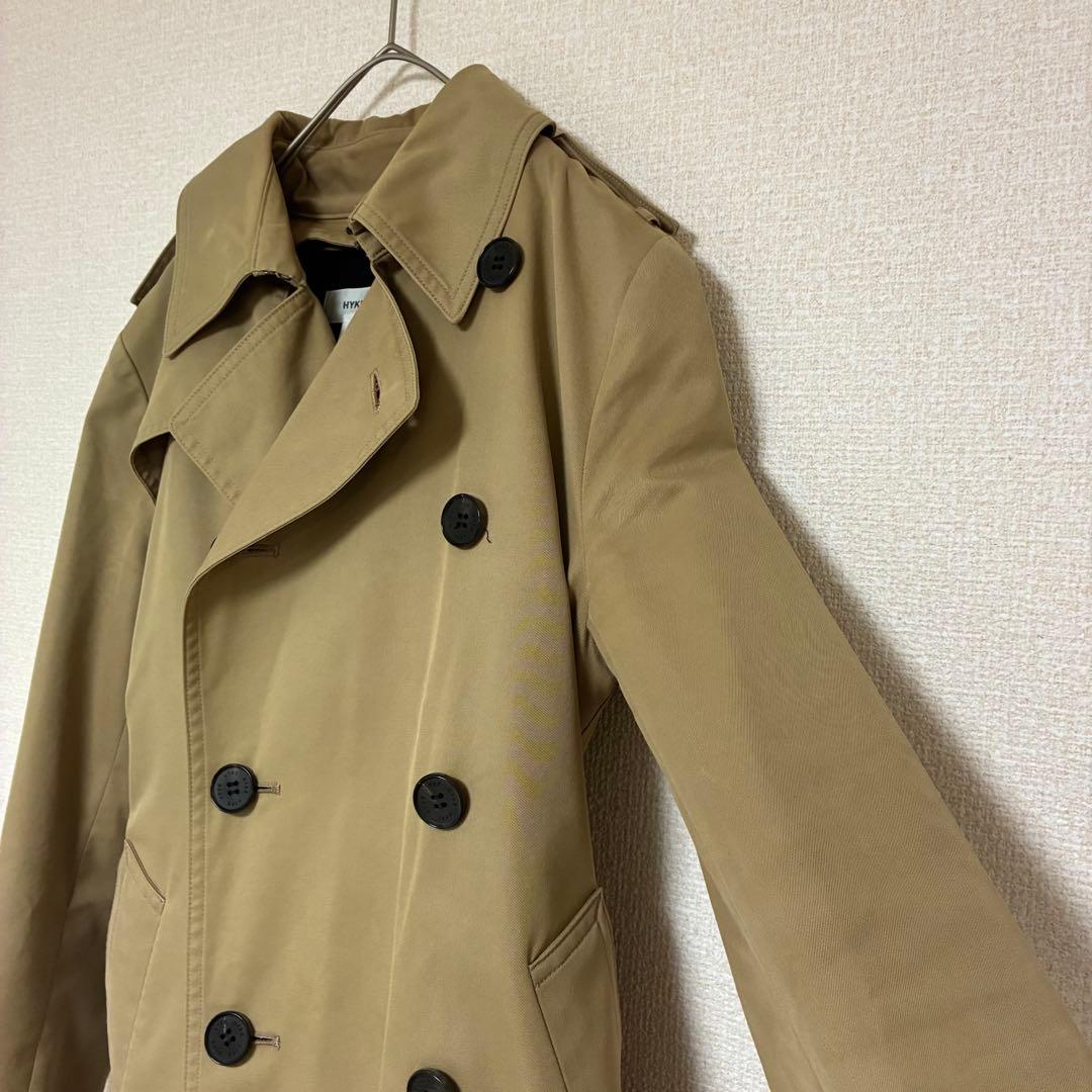 ハイク トレンチコート サイズ2 レディー スコート美品 HYKE Mライナー付