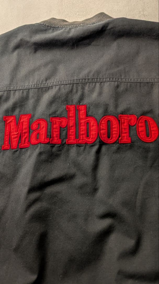 ゴ*ス様 【希少美品】OLD Marlboro/ リバーシブル/ MA-1/ L