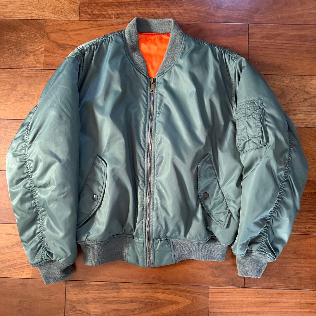 90s OLD UNIQLO オールドユニクロ ma-1 フライトジャケット L