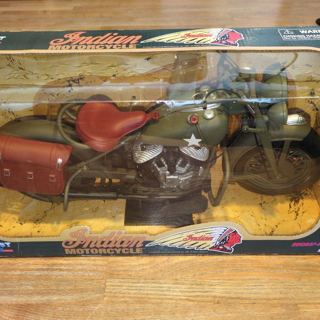 う*す様 未開封★NewRay 1/6 インディアンモーターサイクル ミリタリー