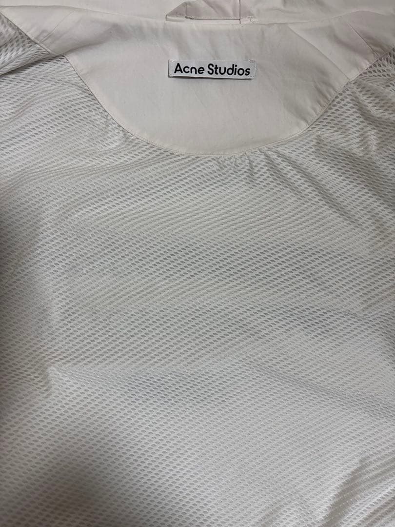 Acne Studios ロゴジッパージャケット ダスティホワイト　46