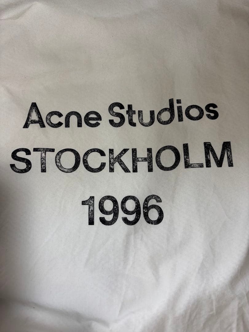 Acne Studios ロゴジッパージャケット ダスティホワイト　46