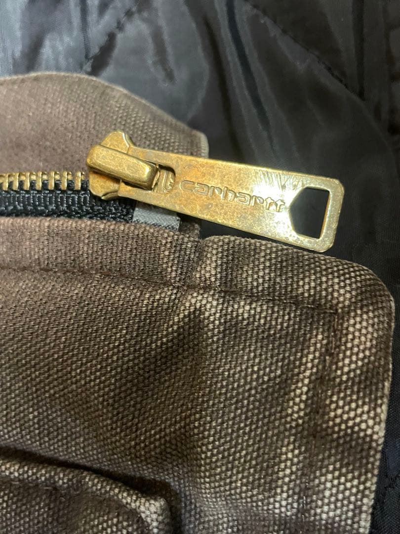 Carhartt カーハート　ダックベスト　ダークブラウン　XL