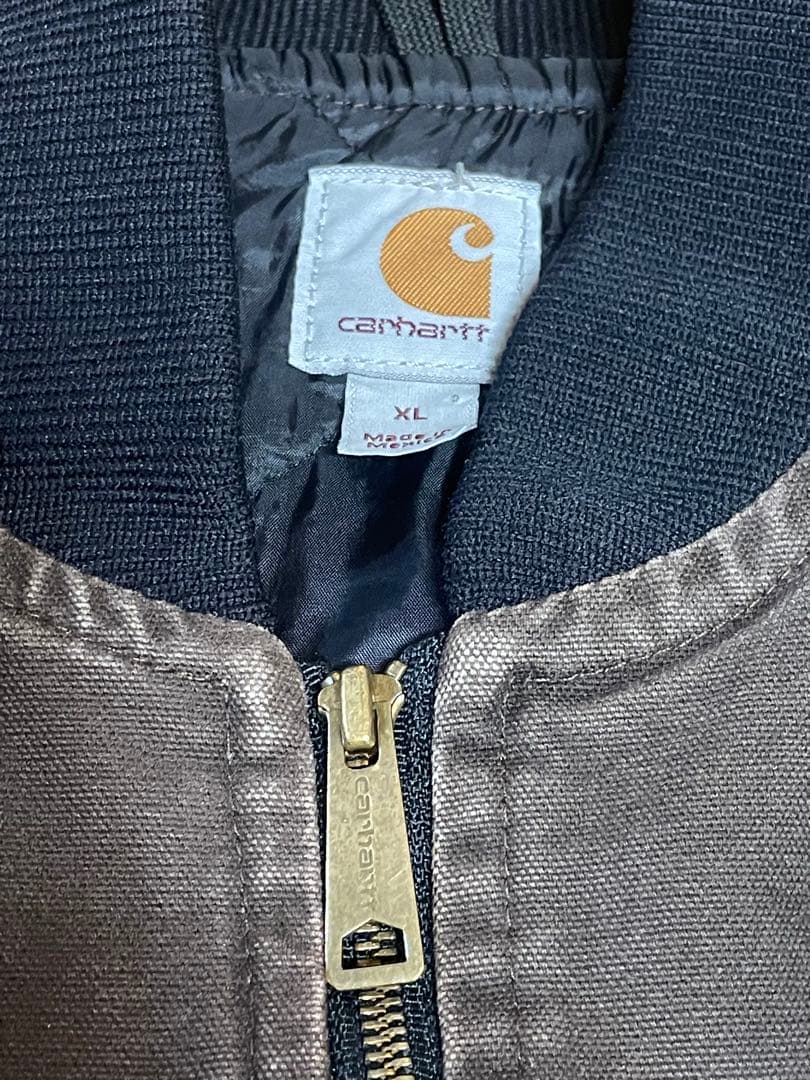 Carhartt カーハート　ダックベスト　ダークブラウン　XL