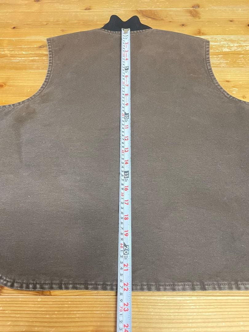 Carhartt カーハート　ダックベスト　ダークブラウン　XL