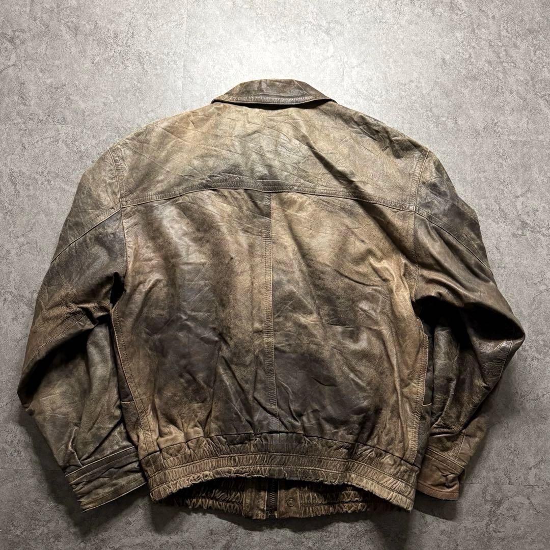 90s A-2 faded deerskin flight jkt イタリア製