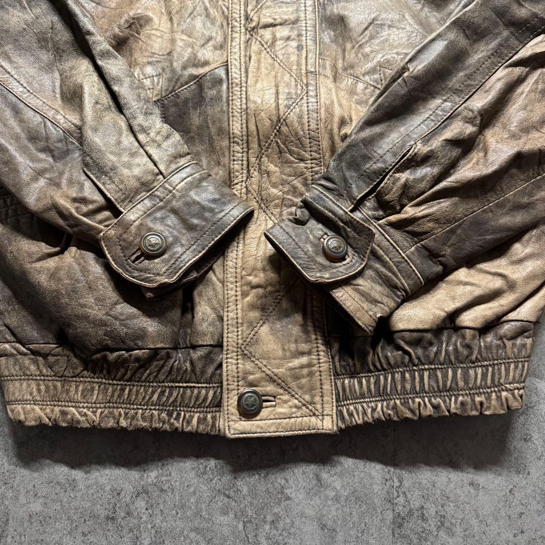 90s A-2 faded deerskin flight jkt イタリア製