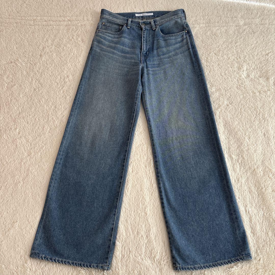 美品✨FRAMeWORK ルーズストレートデニムパンツ 2024年製　34