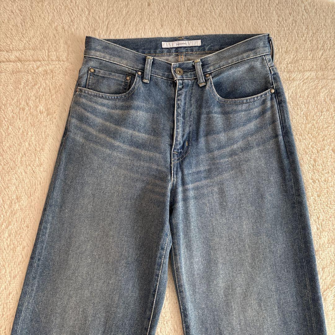 美品✨FRAMeWORK ルーズストレートデニムパンツ 2024年製　34