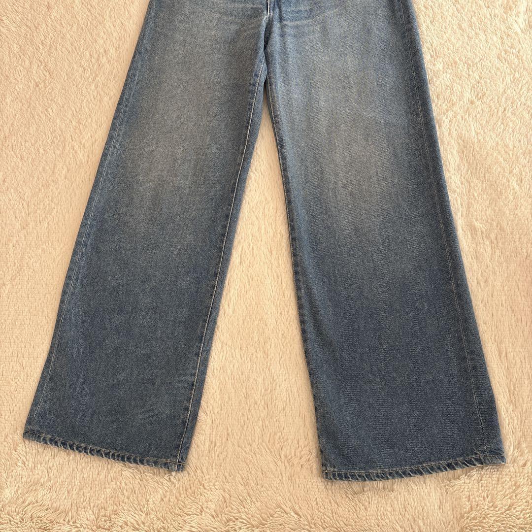 美品✨FRAMeWORK ルーズストレートデニムパンツ 2024年製　34