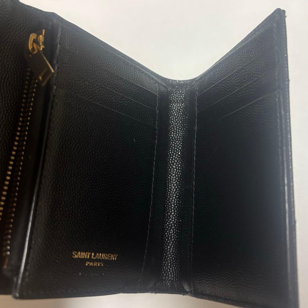 SAINT LAURENT YSLPORTefeuille三つ折り財布【正規品】