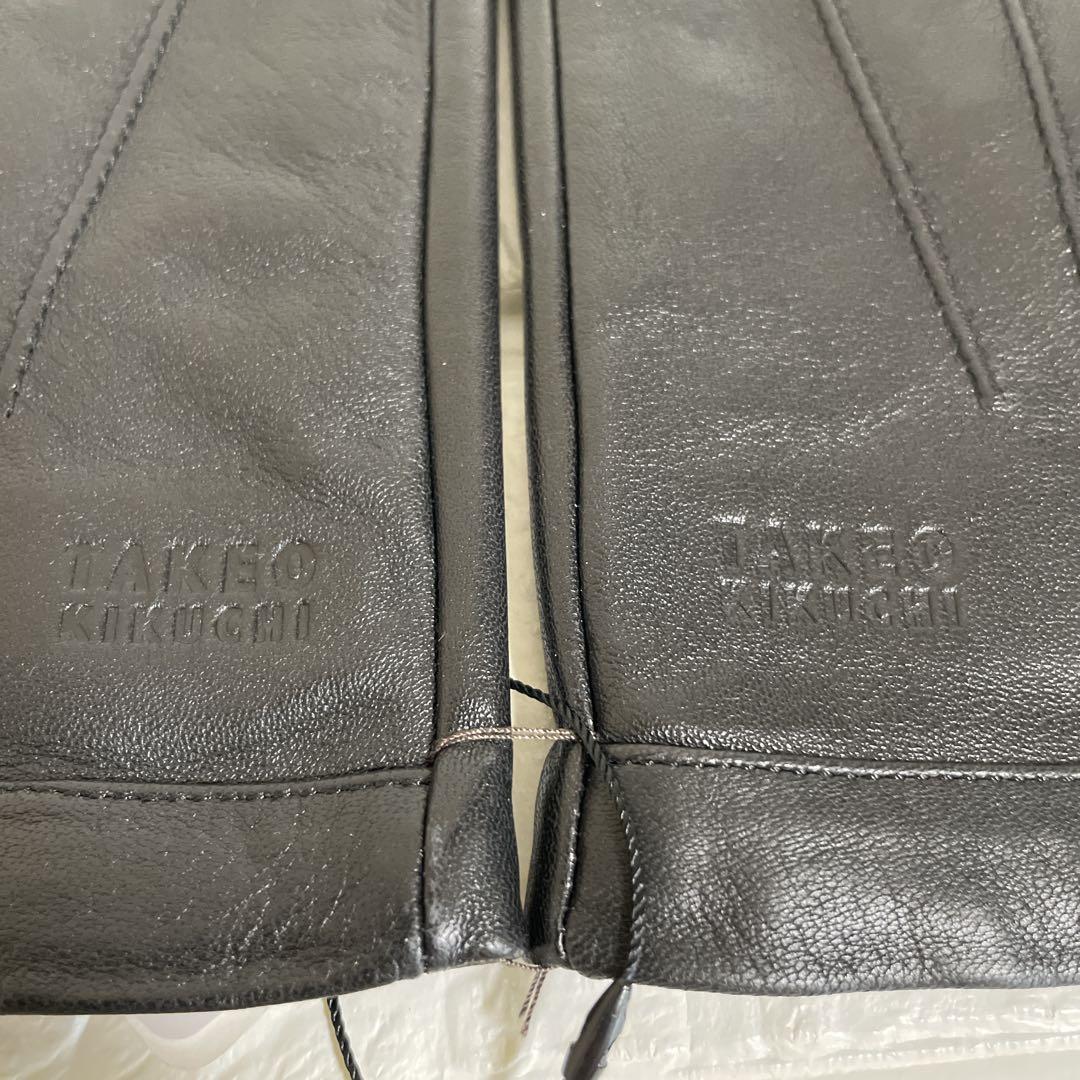 新品未使用 タケオキクチ 革手袋 レザー手袋 早い者勝ち