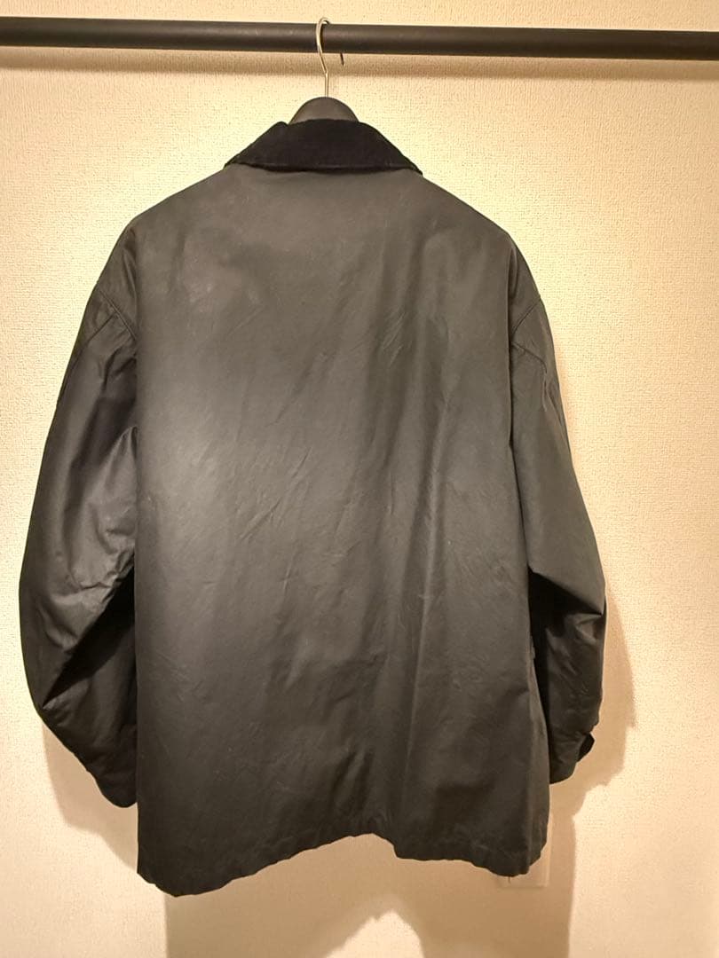 Barbour ビームス別注ブラック ファティーグジャケットＬ