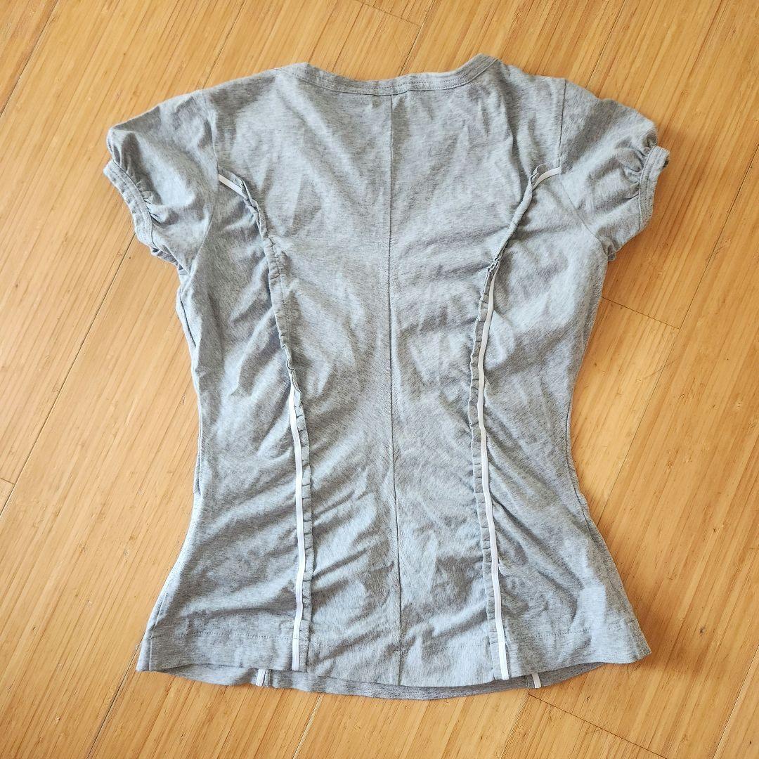 COMME des GARÇONS グレー 半袖Tシャツ