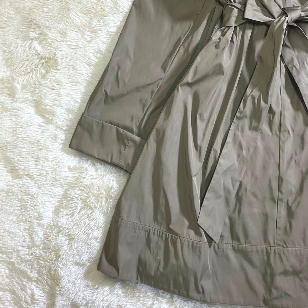 極美品 自由区 洗える MEMORY BICOLOR スプリングコート 花粉対策