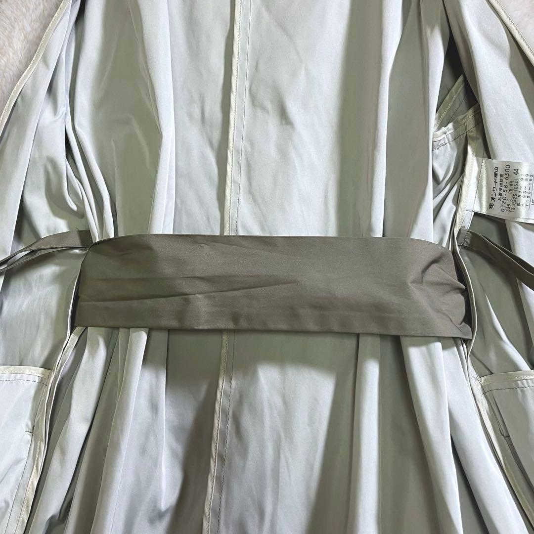 極美品 自由区 洗える MEMORY BICOLOR スプリングコート 花粉対策