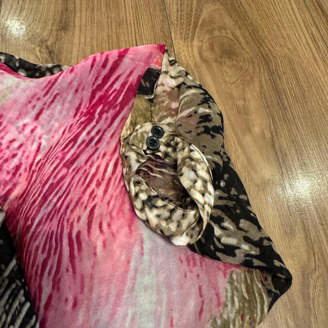 DIANE von FURSTENBERG フレアスリーブVネックワンピース