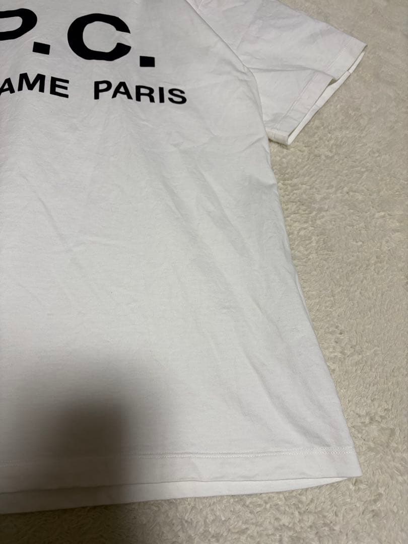 【A.P.C. / アーペーセー】別注 オーバーサイズ ロゴプリント Tシャツ