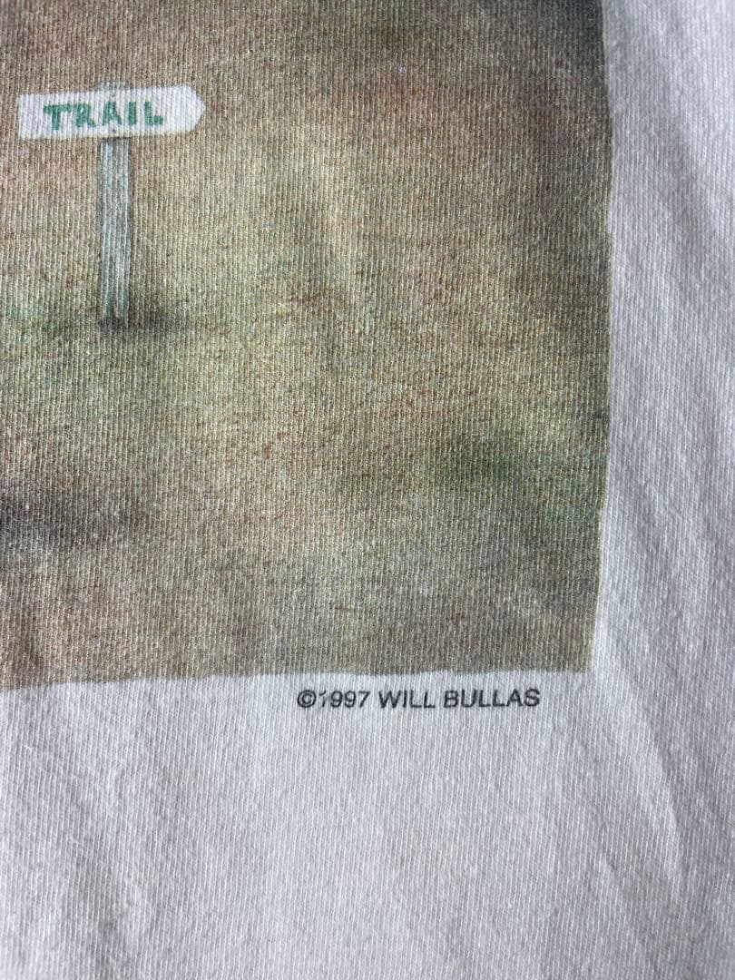 90s ヴィンテージ　will bullas アートTシャツ　シングルステッチ