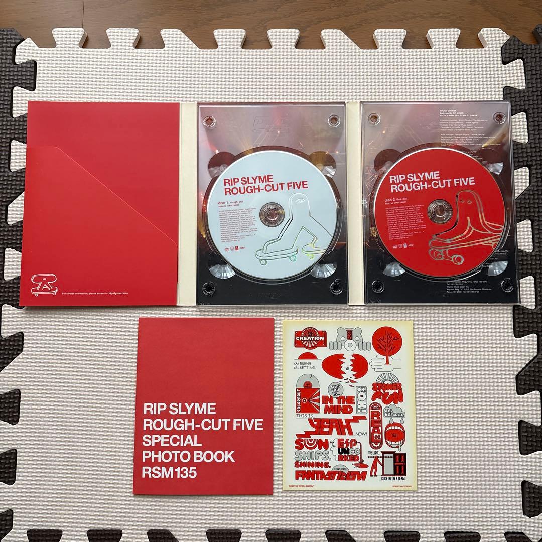 RIP SLYME◎ROUGH-CUT FIVE DVDフィギュアストラップ付き