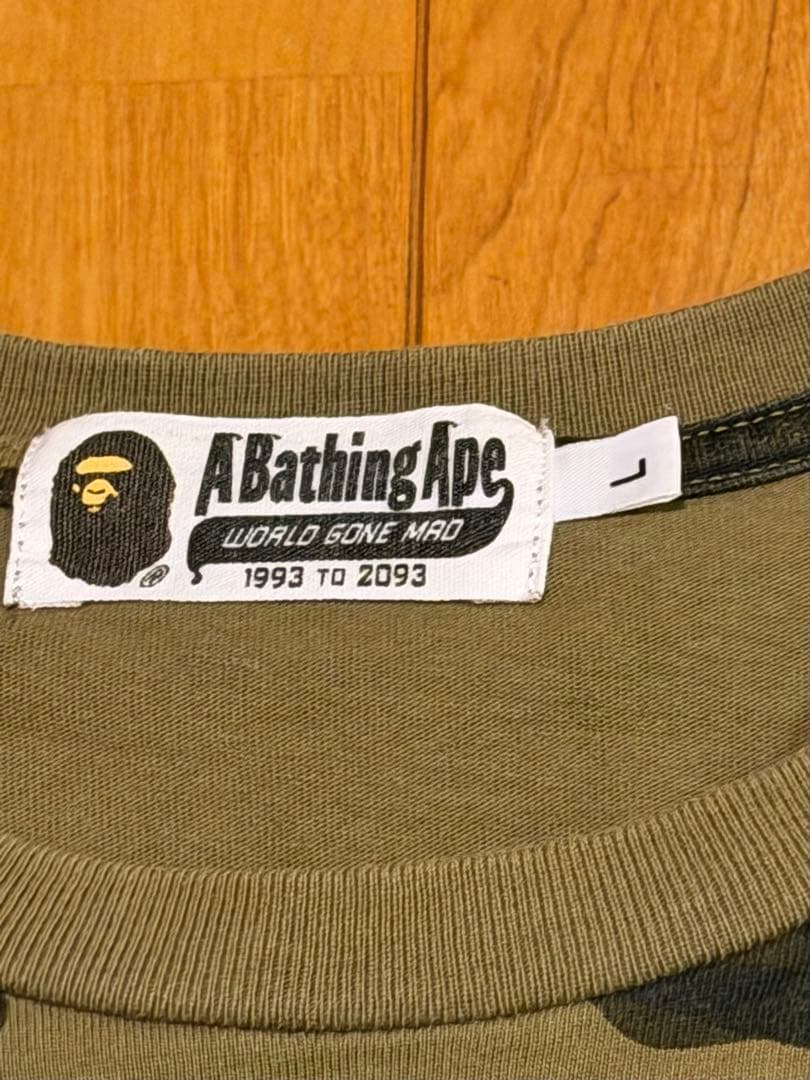 A BATHING APE tシャツ 迷彩 1st camo エイプ