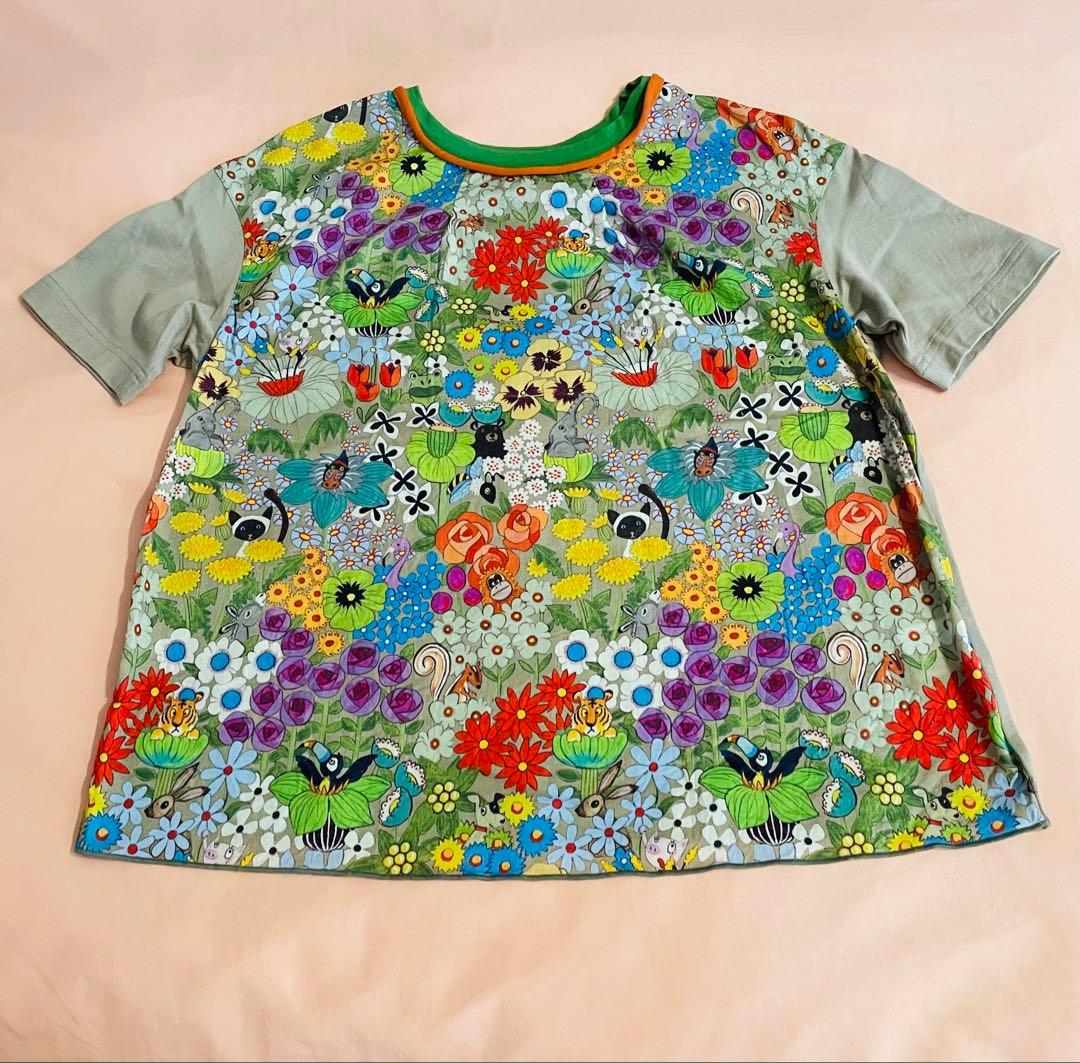オレボレブラ (アルベロベロ)花柄 半袖Tシャツ