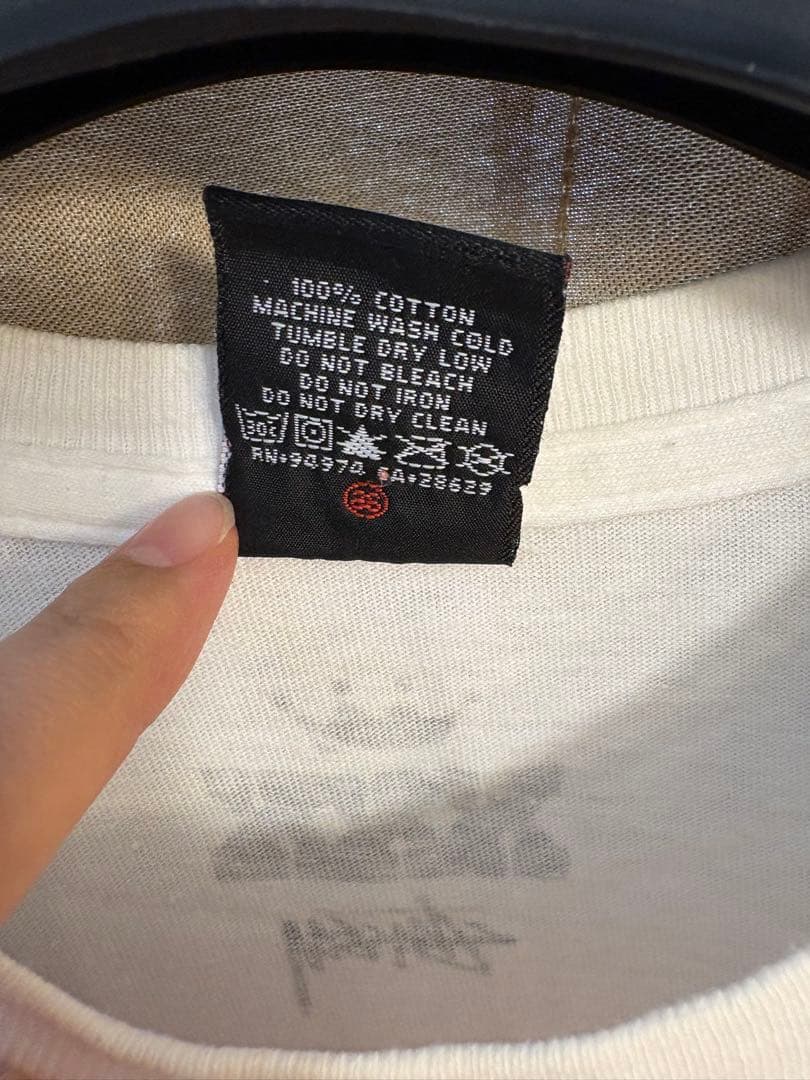 Stussy アップルバムWネーム　Tシャツ