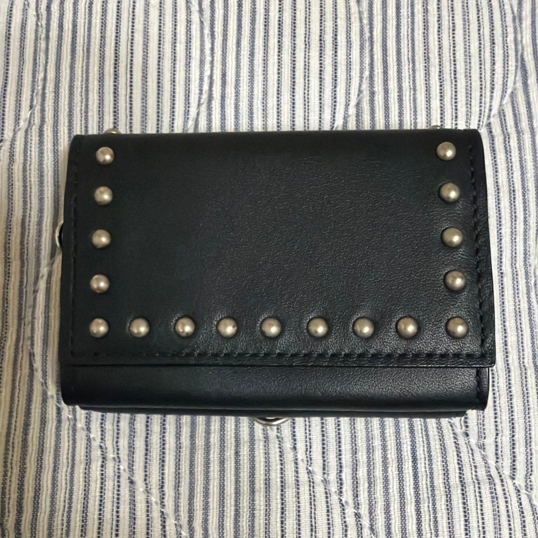 J&M DAVIDSON ブラック三つ折り財布