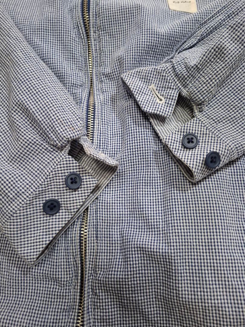 Karl Helmut カールヘルム　ブルーシアサッカーリバーシブルブルゾン