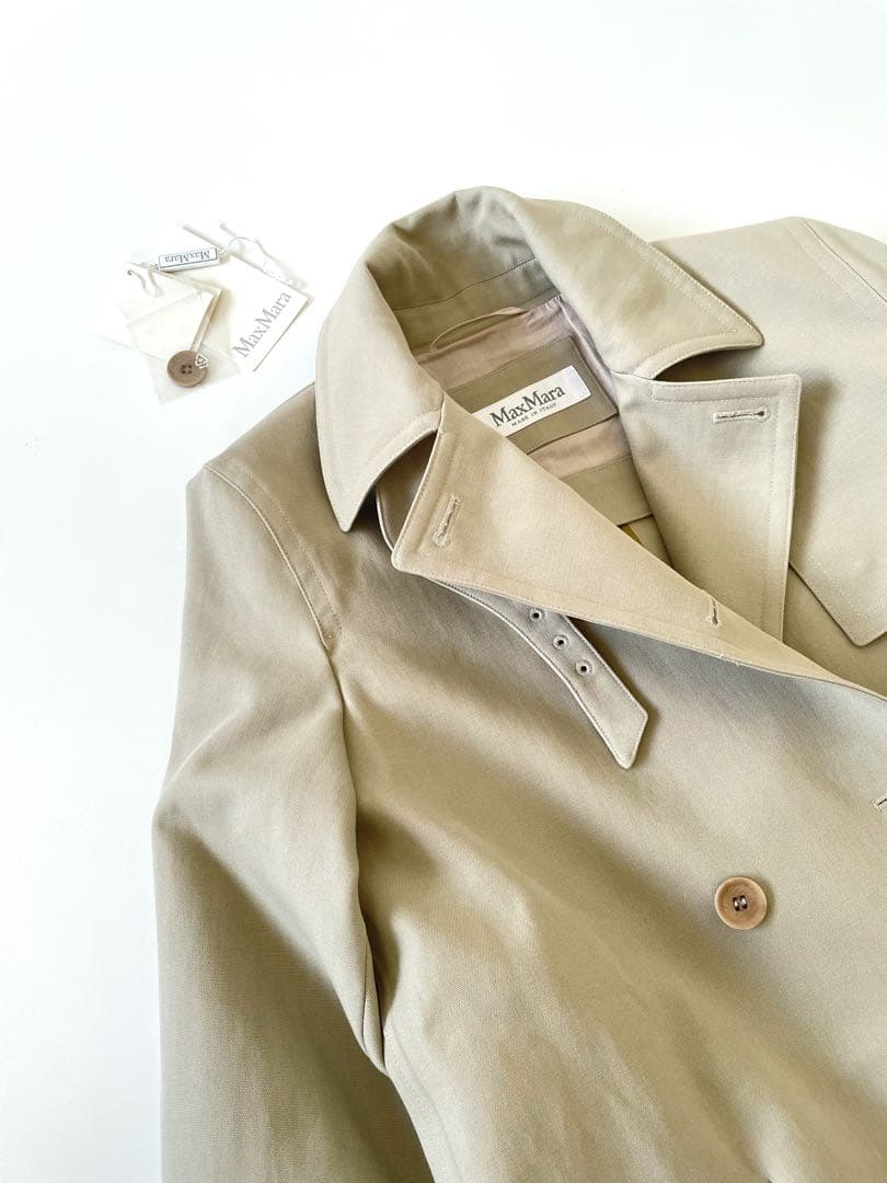 美品 Max Mara スプリングオーバーコート マックスマーラ