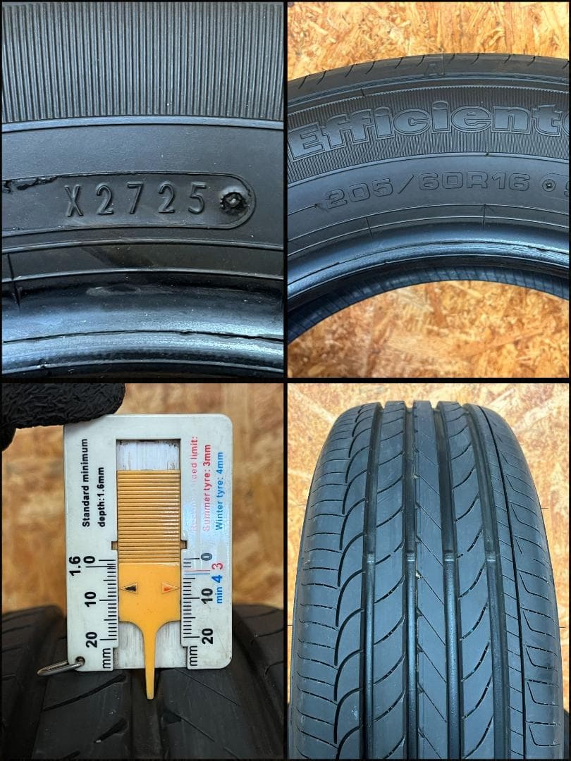 【asakura1493y】GOOD YEAR 205/60R16 美品