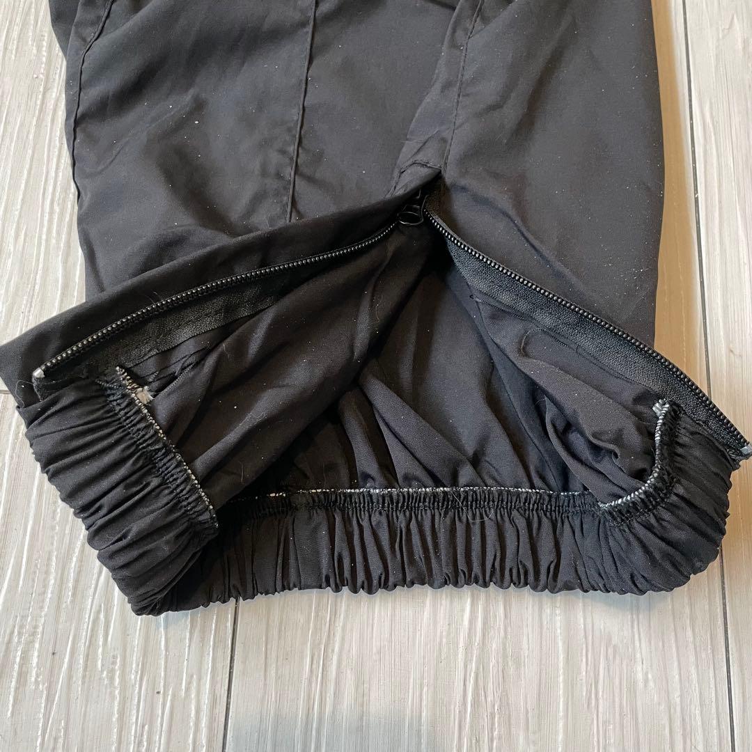 スノーボード パンツ 黒 ブラック ワイドパンツ カーゴパンツ ウェア　XL