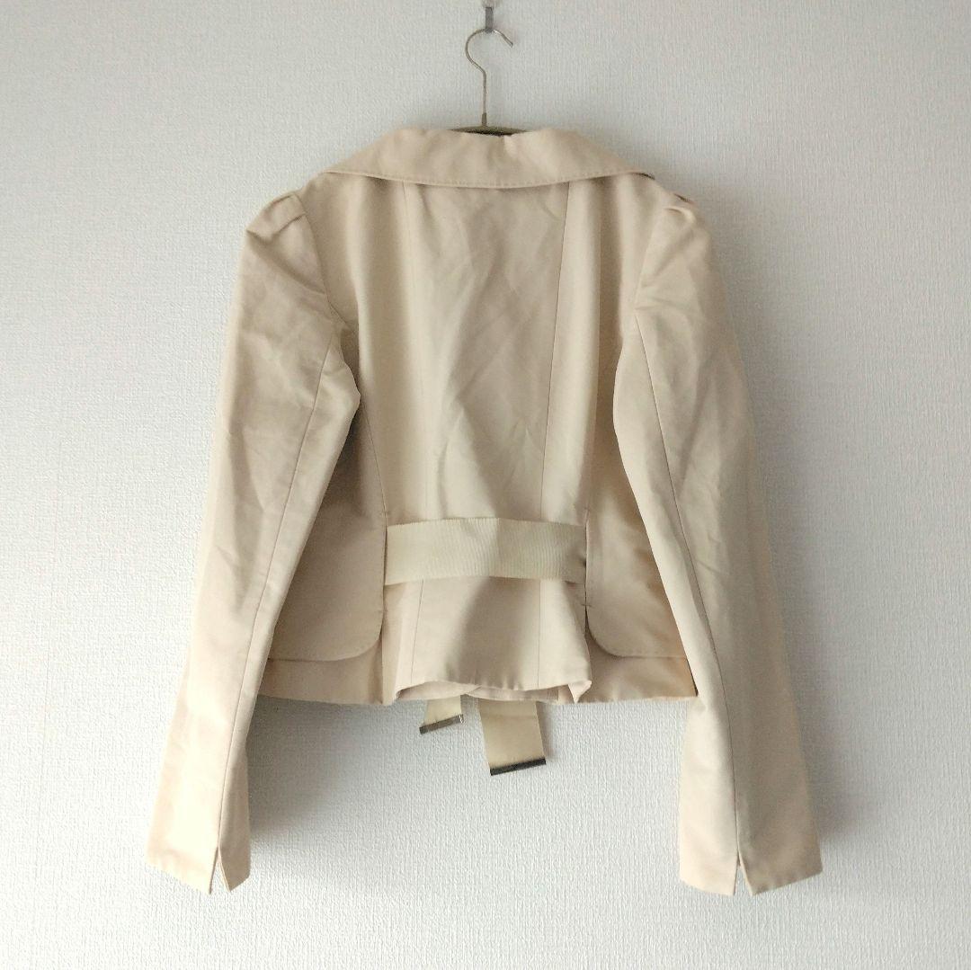 TO BE CHIC トゥービーシック 2way リボン ジャケット 42 XL