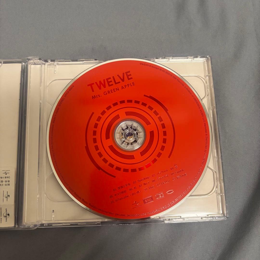 Mrs.GREEN APPLE TWELVE 初回限定盤