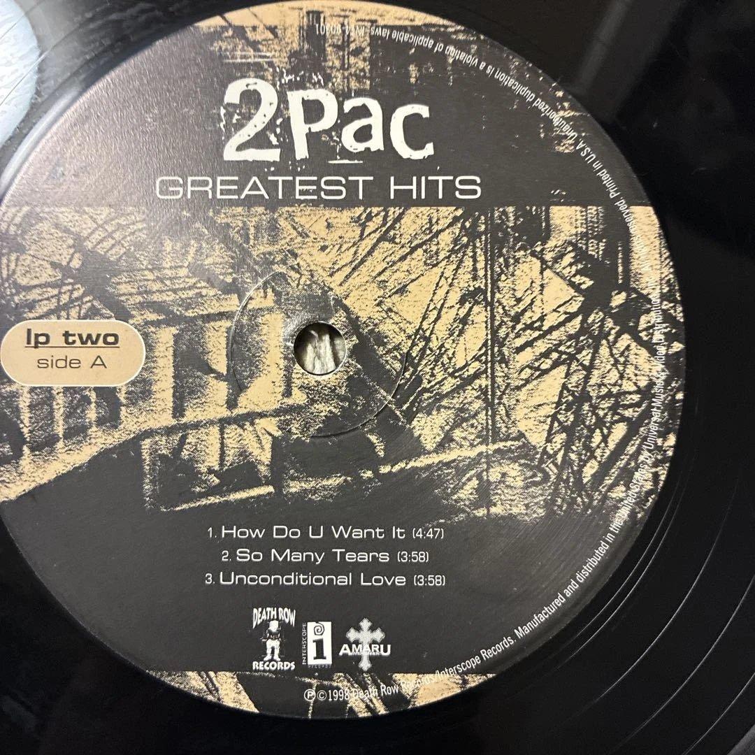 洋楽 2Pac Greatest Hits LP