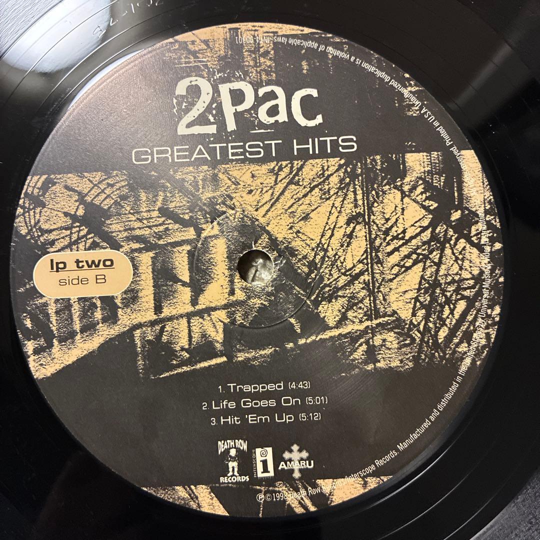 洋楽 2Pac Greatest Hits LP